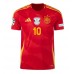 Spanien Dani Olmo #10 Heimtrikot EM 2024 Kurzarm